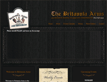 Tablet Screenshot of britanniaarmsofmonterey.com